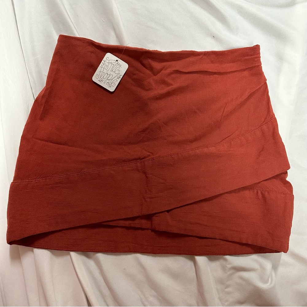 Free People NWT Wrap Design Mini Skirt